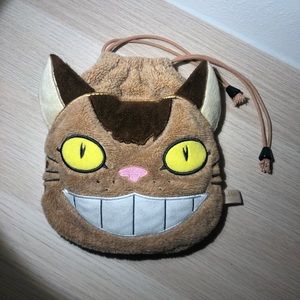 Fluffy cat clutch purse mini bag